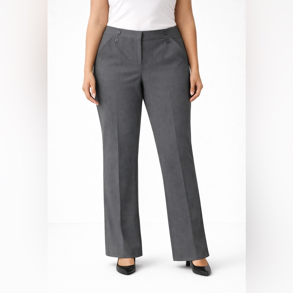 The Limited Gray Pinstripe Pants